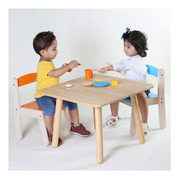 Kid's Wooden Table and Chair Set | Wooden Furniture for Kids – Brainsmith